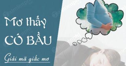 Mơ thấy có bầu đánh con gì để trúng lớn? Ý nghĩa giấc mơ